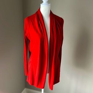 LOFT Orange Lightweight Cardigan Size M